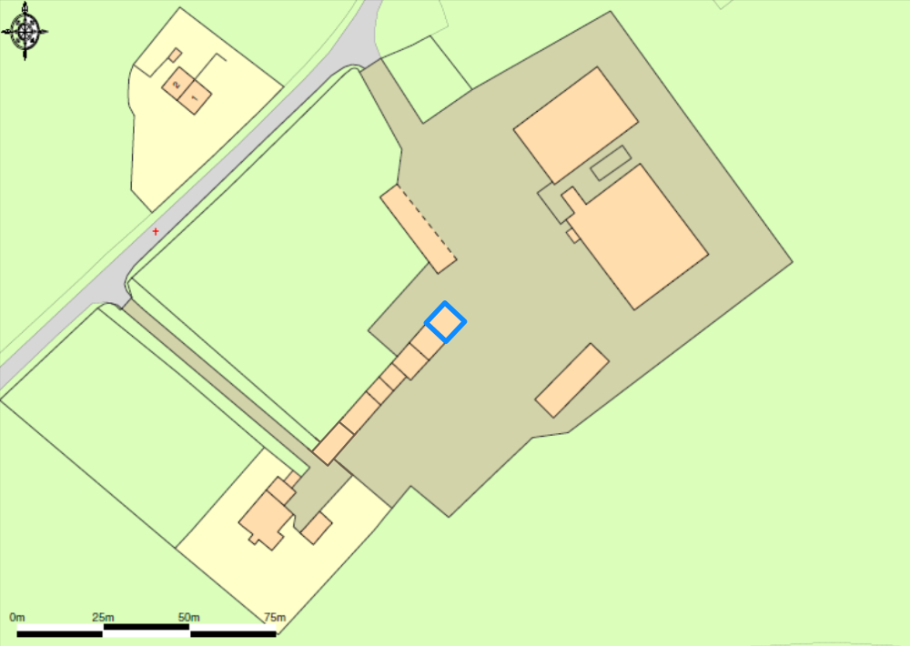 Map showing the prime location of Farriers Barn office space near Northampton with excellent transport links.